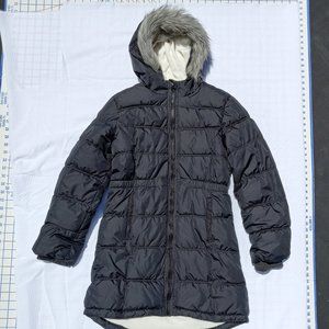 Kids Black Puffer Jacket